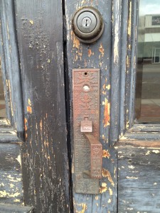 This escutcheon belongs to the door of a treasured building in my hometown. Our souls are treasures too.