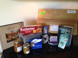 A sampling of the goodies that arrived in recent care packages!